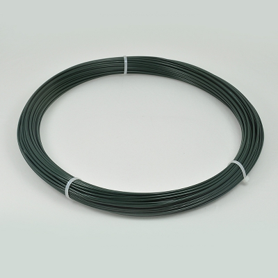 Napínací drôt PVC - 52 m - Zelený
