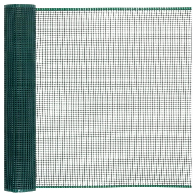 Plastové pletivo - zelené - 0,5 x 5 m (oká 10 x 10 mm)